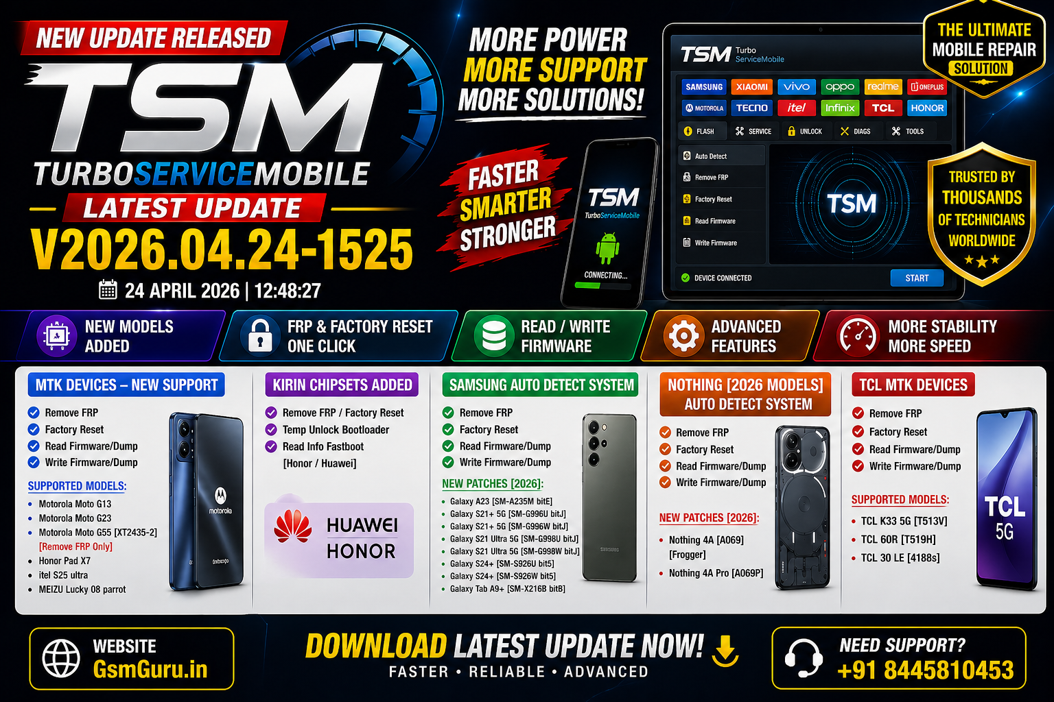🔧 TurboServiceMobile (TSM Tool) Latest Update 2026 | New Models, FRP & Advanced Features Added