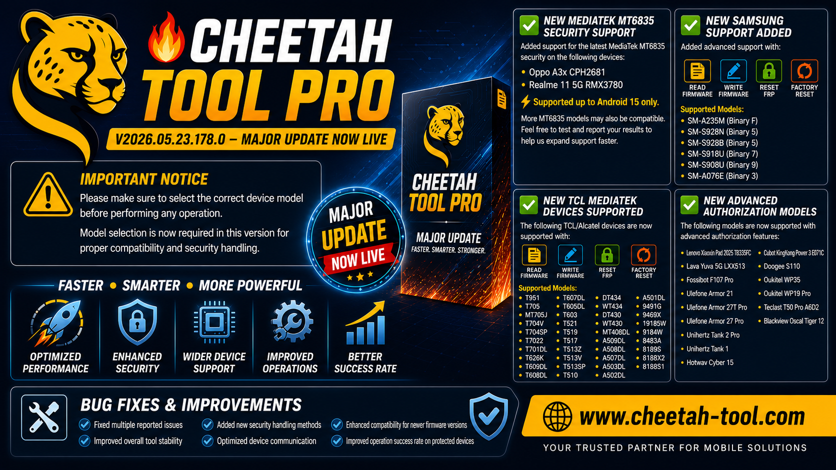 Cheetah Tool Pro V2026.05.23.178.0 Major Update Released